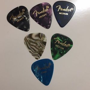 Fender Guitar picks combo
